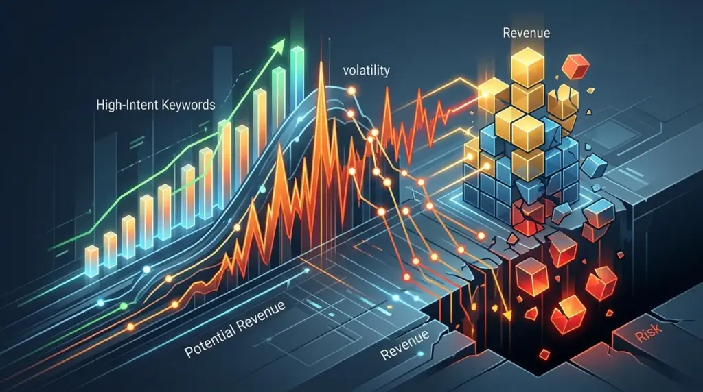High-Intent Keyword Volatility and Revenue Risk