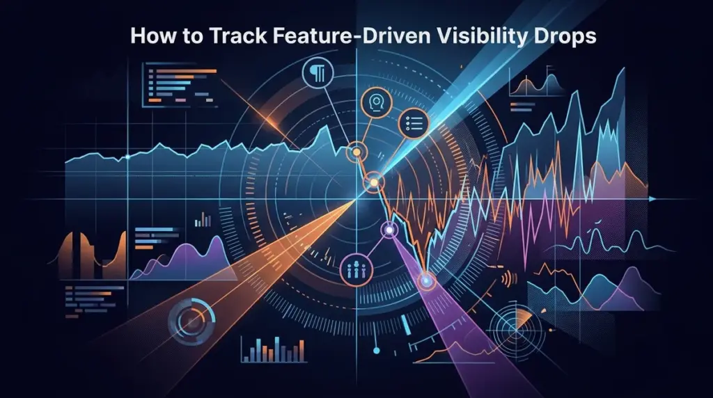 How to Track Feature-Driven Visibility Drops